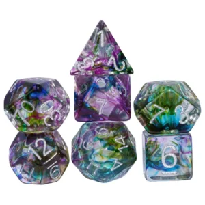 Blurp glaze RPG Resininiai Kauliukai