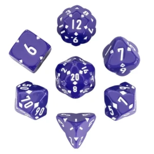 Lucky Purple Dice RPG Resininiai Kauliukai