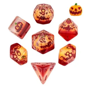 Pumpkin RPG Resininiai Kauliukai