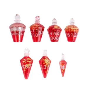 Red Potion Sharp Edge RPG Resininiai Kauliukai