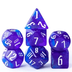Sapphire Dice RPG Akriliniai Kauliukai