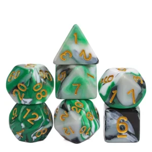 Mossbound Akriliniai RPG Kauliukai