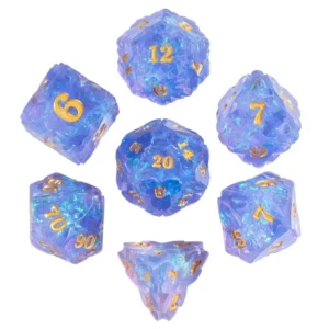 Frostclover RPG Resininiai Kauliukai