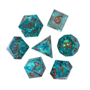 Aurora Prism RPG Resininiai Kauliukai