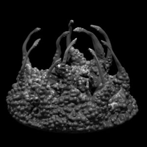 Ooze Black Pudding 2 RPG 3D Miniatūra