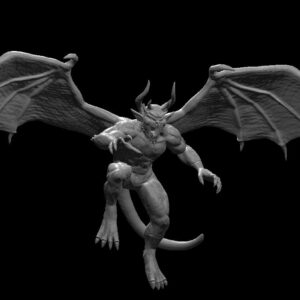 Gargoyle Flying 2 RPG 3D Miniatūra