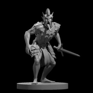 Ghoul - Iron RPG 3D Miniatūra