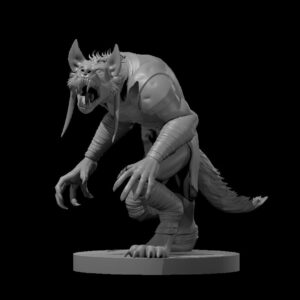 Gnoll Vampire RPG 3D Miniatūra