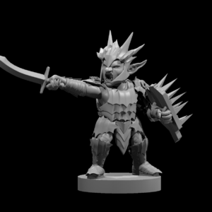 Goblin Boss RPG 3D Miniatūra