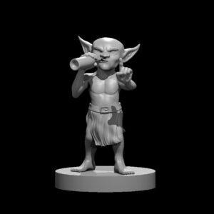 Goblin Drunkard RPG 3D Miniatūra