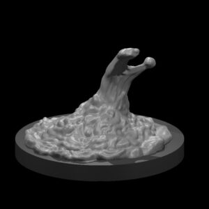 Gray Ooze 2 RPG 3D Miniatūra