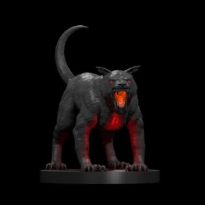 Hell Hound 1 RPG 3D Miniatūra
