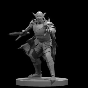 Hobgoblin Captain Male RPG 3D Miniatūra