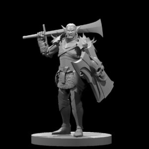 Hobgoblin Warlord 2 RPG 3D Miniatūra