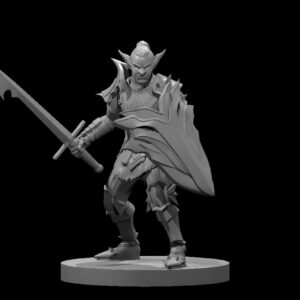 Hobgoblin Warrior Melee RPG 3D Miniatūra