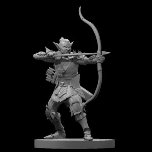Hobgoblin Warrior Ranged RPG 3D Miniatūra