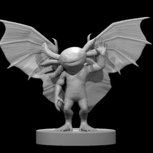 Homunculus Axolotl RPG 3D Miniatūra