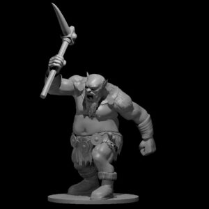 Ice Spire Ogre RPG 3D Miniatūra