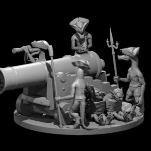 Kobold Artillery Crew RPG 3D Miniatūra