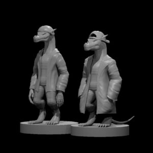 Kobold Slackers RPG 3D Miniatūra