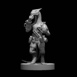 Kobold Tinkerer RPG 3D Miniatūra