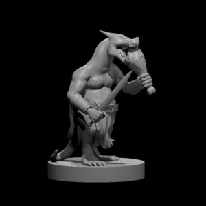 Kobold Tubby and Snacking RPG 3D Miniatūra