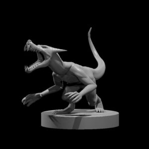 Kobold Vampire Spawn RPG 3D Miniatūra