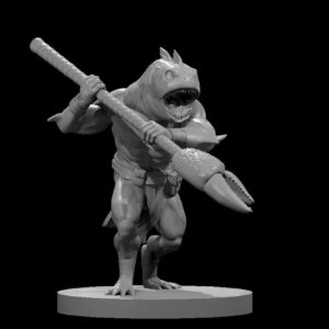 Kuo-toa Whip RPG 3D Miniatūra