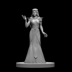 Lich Female 2 RPG 3D Miniatūra