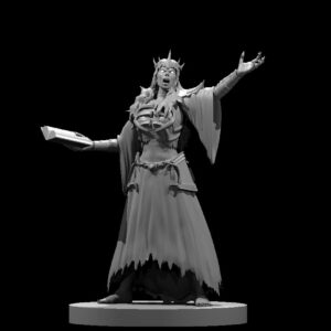 Lich Female 3 RPG 3D Miniatūra