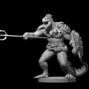 Lizard King-Queen 3D Miniatūra