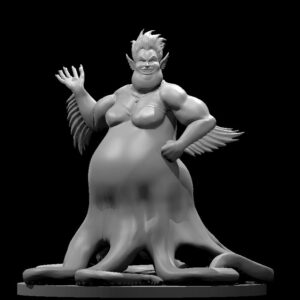 Marid Female RPG 3D Miniatūra