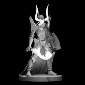 Mask Wight RPG 3D Miniatūra