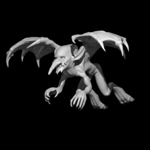 Mephit Flying Miniatūra RPG 3D Miniatūra