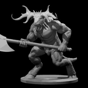 Minotaur of Baphomet RPG 3D Miniatūra