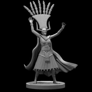 Mummy Lord Female RPG 3D Miniatūra