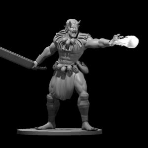 Oni Jungle Male RPG 3D Miniatūra
