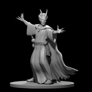 Oni Spellcaster RPG 3D Miniatūra