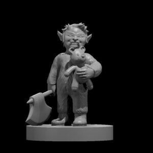 Oni Toddler RPG 3D Miniatūra