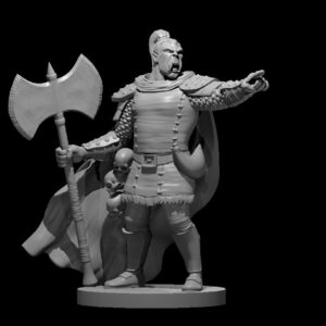Orc War Chief RPG 3D Miniatūra