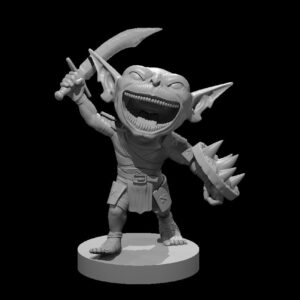 Pathfinder Goblin Melee RPG 3D Miniatūra