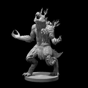 Plant Werewolf RPG 3D Miniatūra