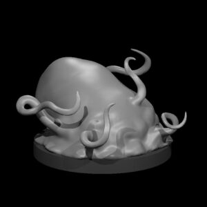 Psychic Gray Ooze RPG 3D Miniatūra
