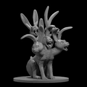 Rabbit Hydra RPG 3D Miniatūra