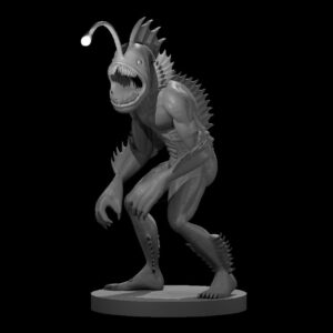 Sahuagin Deep Diver RPG 3D Miniatūra