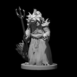 Sahuagin Priestess RPG 3D Miniatūra