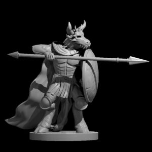 Sentry Minotaur RPG 3D Miniatūra
