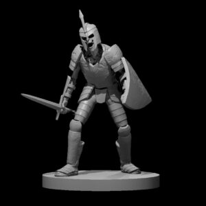 Skeleton Knight RPG 3D Miniatūra