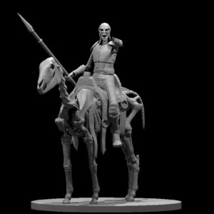 Skeleton Rider RPG 3D Miniatūra