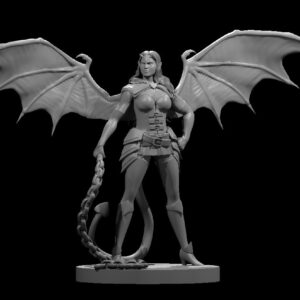 Succubus Dark Whisperer RPG 3D Miniatūra